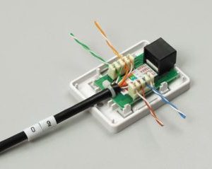 Установка компьютерной розетки RJ45 в Хасавюрте